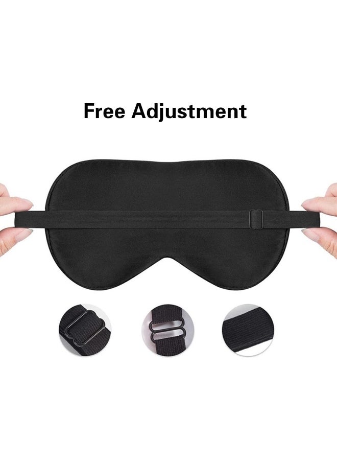 16 Momme 100% Mulberry Silk Sleep Eye Mask Night Effective Shading Eye Cover for Sleeping with Adjustable Strap for Women Men (Deep Blue) - pzsku/ZDA5AAE0A752ED635C2D1Z/45/_/1720066963/84402245-ab43-4451-b820-b7b88220c5cd