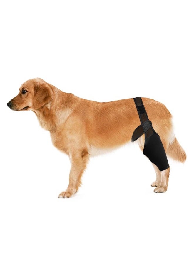 Abnaok Dog Knee Brace, Knee Brace for Dogs ACL, Knee Cap Dislocation, Arthritis, Full Wrap, Easy Adjustable, Extra Support with Reduces Pain and Inflammation - Image 1