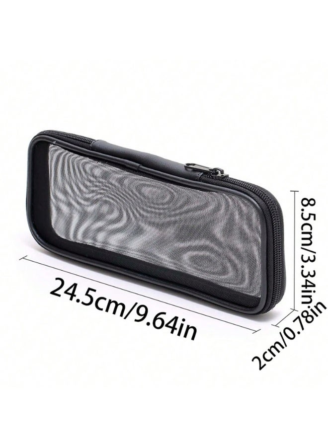 Makeup Brush Travel Case Cosmetic Toiletry Bag Organizer for Men Women Beauty Tools Mesh Kit Pouch Wash Storage - Image 2