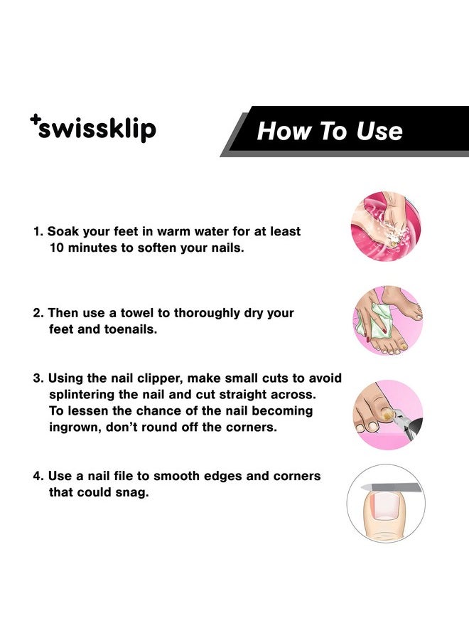 Swissklip Swissklip Toenail Clippers I Heavy Duty Toe Nail Clippers I Toenail Clippers for Thick Nails I Big Toe Nail Clippers for Thick Toenails I Toenail Scissors I Heavy Duty Nail Clippers for Thick Nail (1)  - Image 5