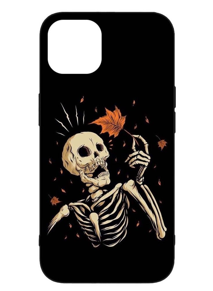 Service Zone - Protective Printed Mobile Covers Spooky Skeleton Happy Halloween For iPhone 14 Pro Max - Image 1