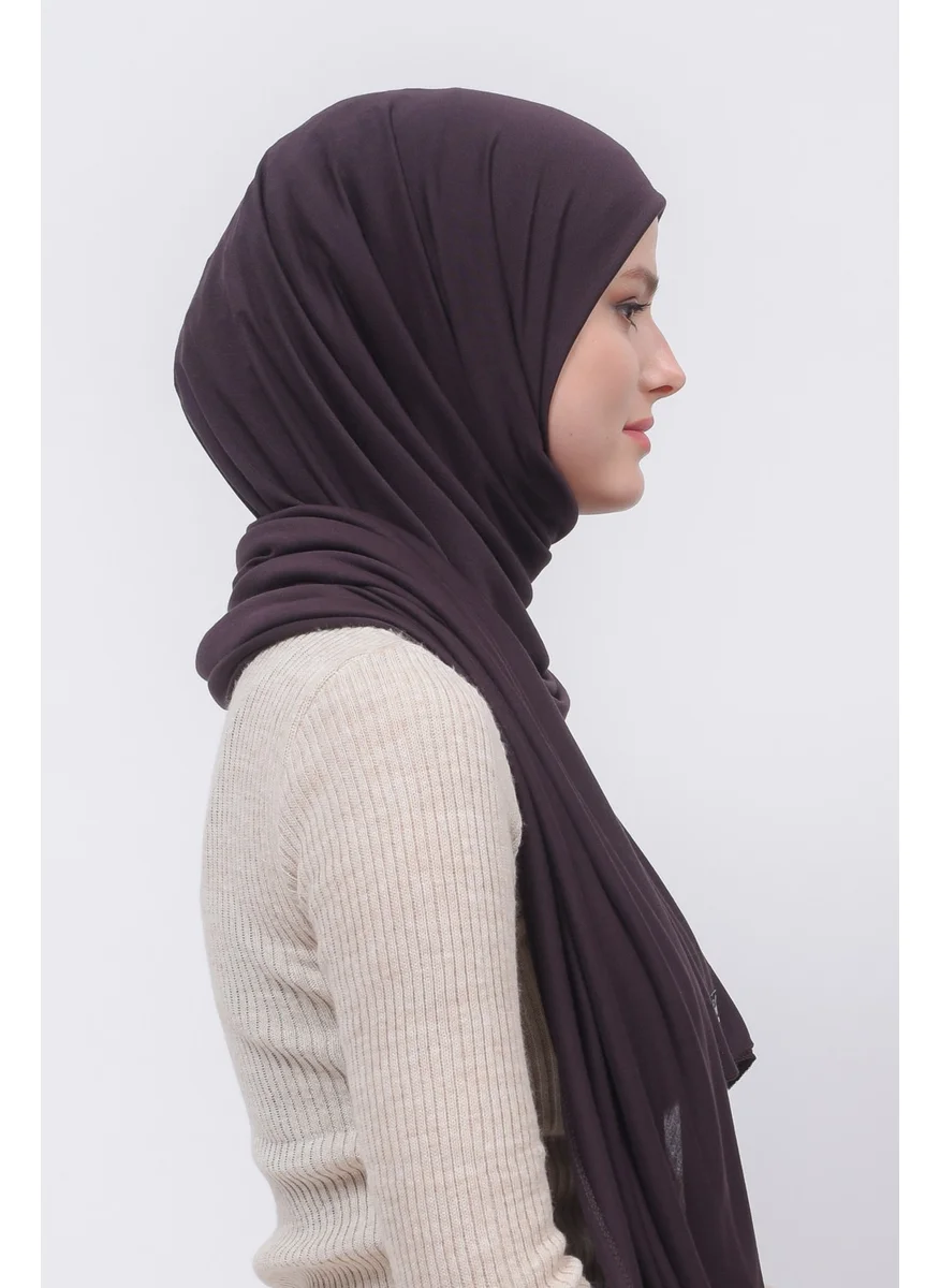Altobeh Hijab Combed Cotton Shawl Plain-Brown