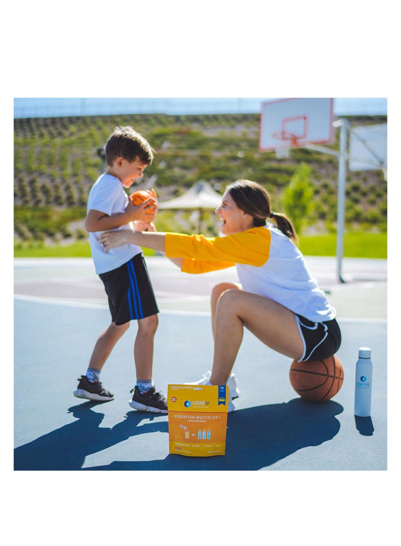 ليكويد آي.في. مضاعف دعم المناعة ، عبوات سهلة الفتح ، نكهة اليوسفي الطازجة - Image 3