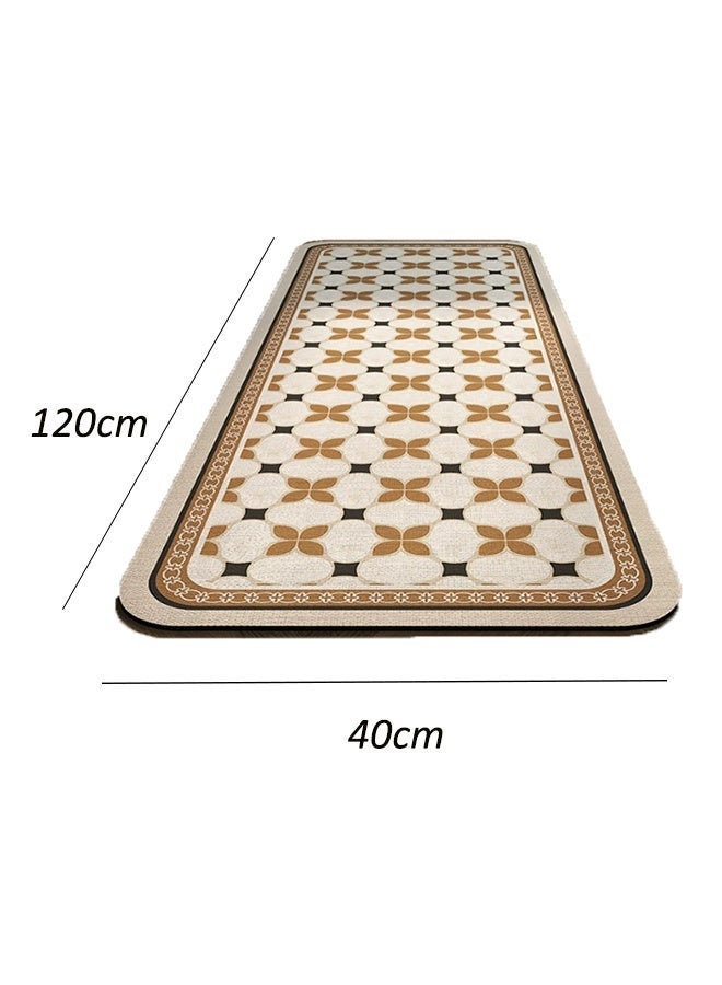 آيسيورا 40x120cm سجادة حمام الطين دياتوم حصيرة حمام فائقة النعومة ماصة سجادة باب المدخل غير قابلة للانزلاق الحصير سريع التجفيف حصائر الحمام حصائر المطبخ - Image 2