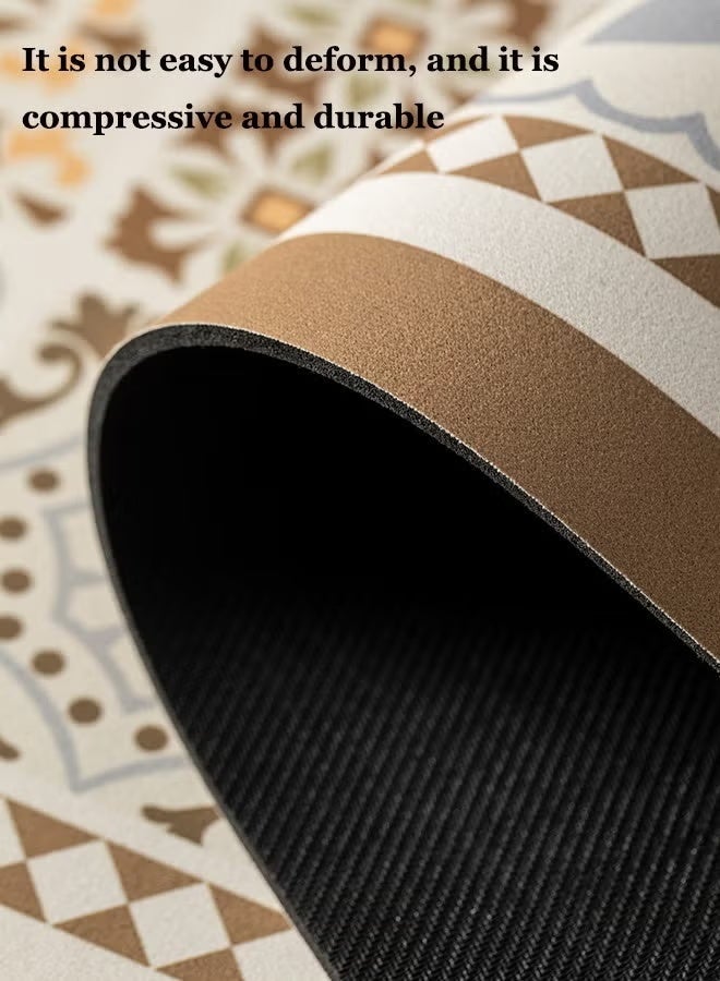 آيسيورا 40x120cm سجادة حمام الطين دياتوم حصيرة حمام فائقة النعومة ماصة سجادة باب المدخل غير قابلة للانزلاق الحصير سريع التجفيف حصائر الحمام حصائر المطبخ - Image 3