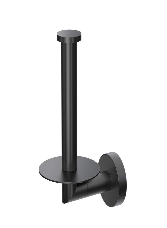 Gatco 4638MX Glam Storage Toilet Paper Holder, Matte Black - Image 1
