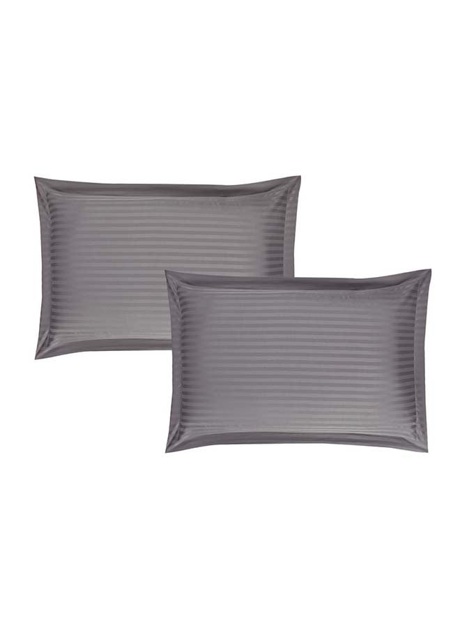Hours Hours Hotel Comforter Set with Soft and Durable Striped Microfiber Fabric, 5 Pieces, Single Size  - Image 2