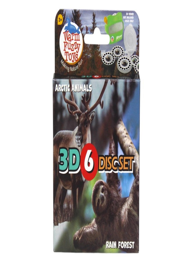 WARM FUZZY Toys Arctic and Rainforest Reels for Viewfinder - Viewfinder Reels for Kids & Adults, Classic Toys, 3D Reel, Retro Toys, Contains 6 Slides with 42 High Definition 3D Images - Image 2