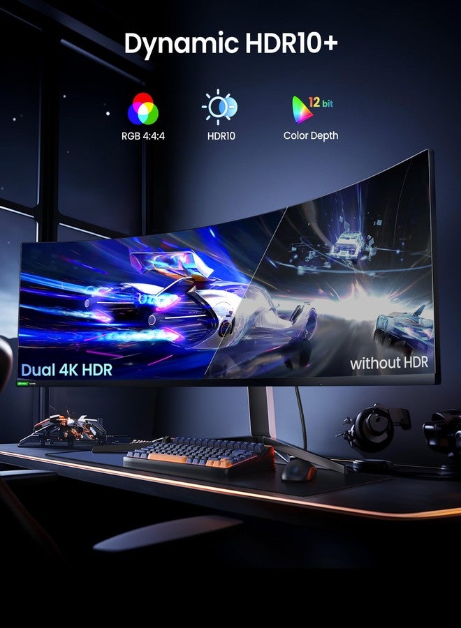 Silkland DisplayPort Cable 2.1 [54Gbps, VESA Certified], [8K@165Hz, 4K@500Hz 360Hz 240Hz] DP 2.1 Cable, HDR HDCP DSC 1.2a Display Port Cord Compatible FreeSync G-Sync Gaming Monitor 4090 7900XTX 2M - Image 5