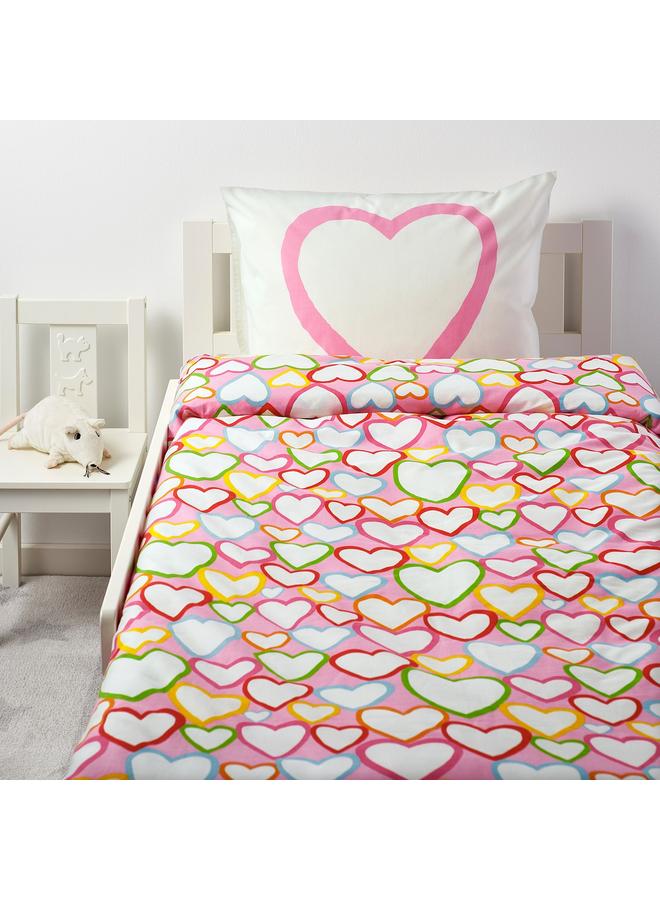 erorex Duvet Cover And Pillowcase, Multicolour, 150X200/50X80 Cm - Image 2