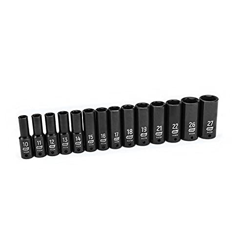 GearWrench مجموعة مفاتيح صمولة GEARWRENCH 14 قطعة 1/2" درايف 6 نقاط عمق - Image 2