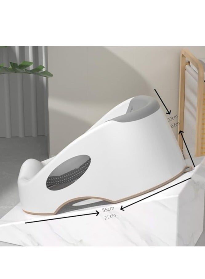 بيبي شاين حوض استحمام للاطفال ، مقاوم للماء والانزلاق لدعم حوض الرضع وحديثي الولادة - Image 5