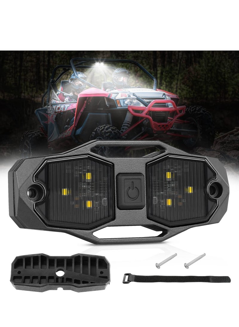 UTV Dome Light 12V Interior Dome Light Utility Roll Cage Dome Light Map Light Waterproof Shockproof Rustproof Compatible for UTV ATV NO Hurting Eyes Use for 50000 hours - Image 1