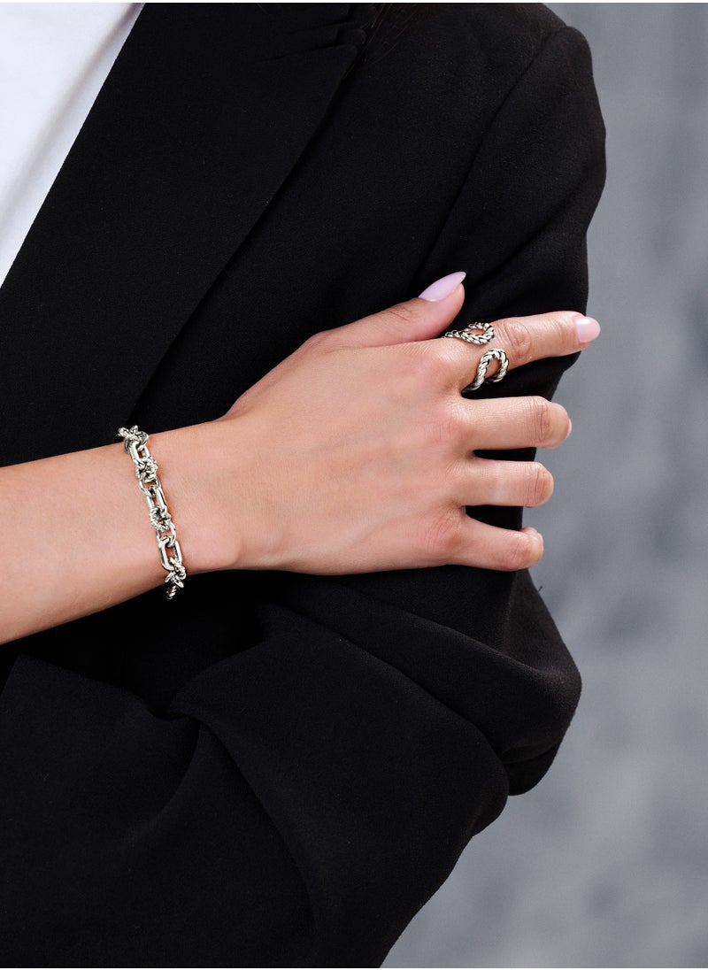 CERRUTI 1881 Chiara Stainless Steel Finger Ring For Women  - Image 3