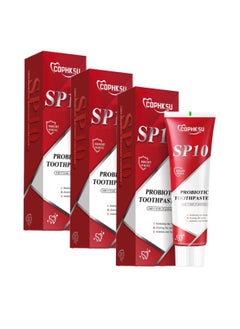 SP 3-PACK  SP-10 Probiotic Brightening Toothpaste, SP-10 Whitening Toothpaste,Deep Cleaning Care Toothpaste 100g*3  - Image 1