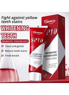 SP 3-PACK  SP-10 Probiotic Brightening Toothpaste, SP-10 Whitening Toothpaste,Deep Cleaning Care Toothpaste 100g*3  - Image 3