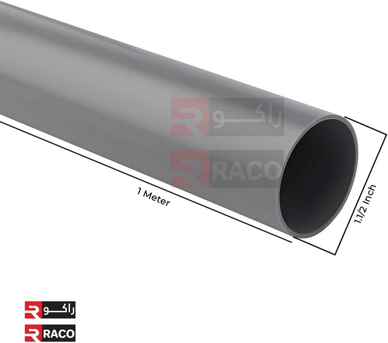 RACO UPVC Pipe Fittings for Plumbing Drainage Irrigation Ventilation Chemical Transport Water Treatment (1.1/2, PIPE) - Image 2