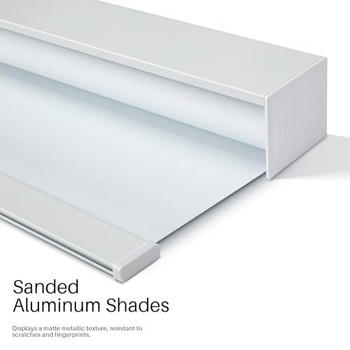 JaeJaes Cordless Blackout Roller Shades, Free-Stop Window Shades Pull Down, Room Darkening Thermal Insulated Fabric Roller Blinds for Indoor Windows Bedroom Office (White, 23" W x 72" H) - Image 5