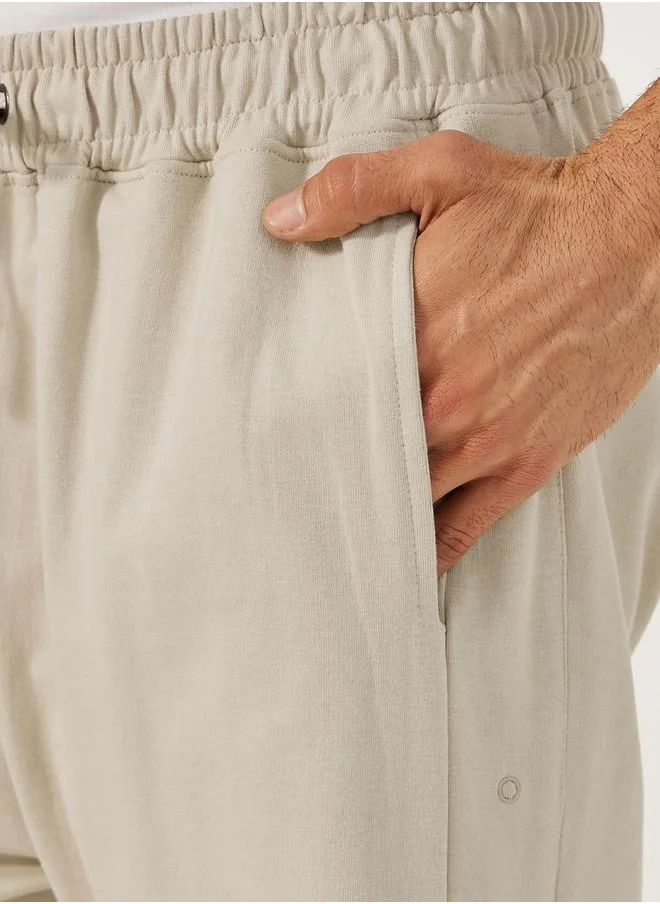 ستايلي Mid Rise Oversized Joggers with Drawstring