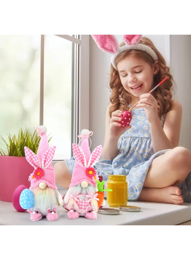 Spot Easter Daisy Doll Valentine's Day Romantic Powder Hand Holding Radish Easter Egg Lovers Holiday Gift-Specifications:31*15-Color:Pink  - Image 1
