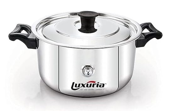 Luxuria Luxuria Stainless Steel Milk Boiler with Bakelite Handle, Induction Compatible, Dishwasher Safe (1L) 