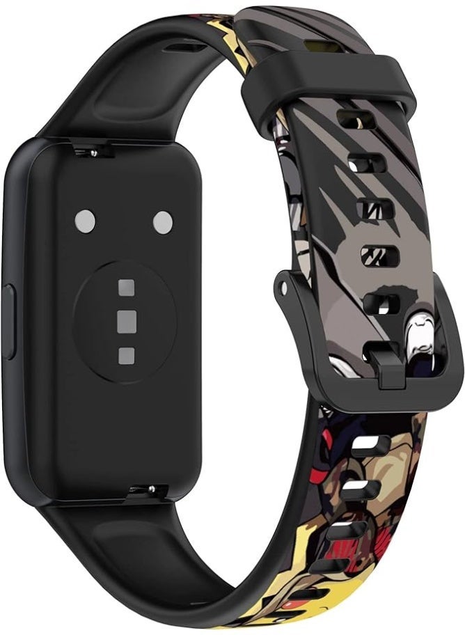 Sport Watch Strap Compatible with Honor Band 6 / Huawei Band 6 Bracelet, Sweatproof Lightweight Silicone Wristband Replacement Band Compatible with Honor Band 6 - Image 5