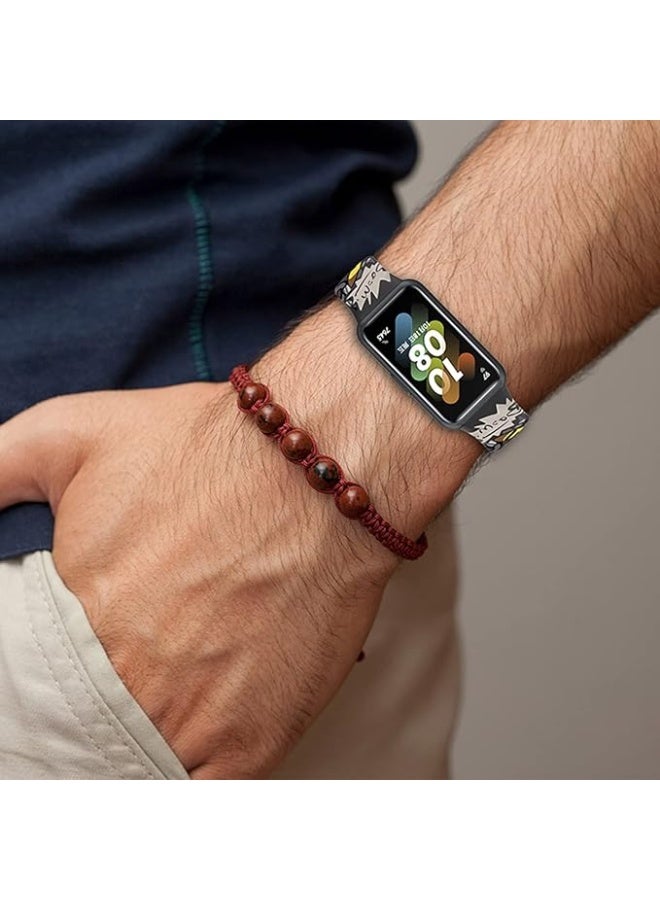 Sport Watch Strap Compatible with Honor Band 6 / Huawei Band 6 Bracelet, Sweatproof Lightweight Silicone Wristband Replacement Band Compatible with Honor Band 6 - Image 1