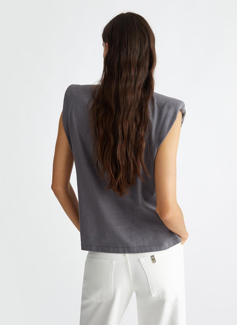 Liu Jo Sequinned lace top - Image 2