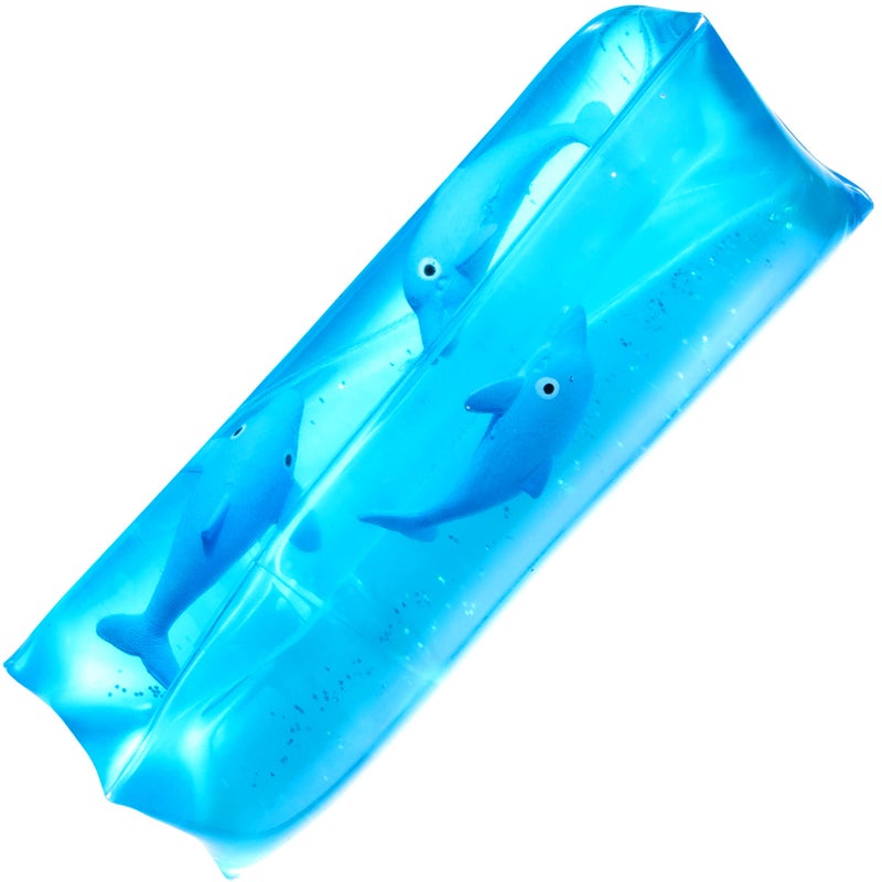 Bedwina Dolphin Water Wiggler Toy  Pack of 2 475Inch Water Snake Sensory Fidget Toys  Slippery Water Tube for Birthday Party Favor or Game Prizes for Kids - Image 3