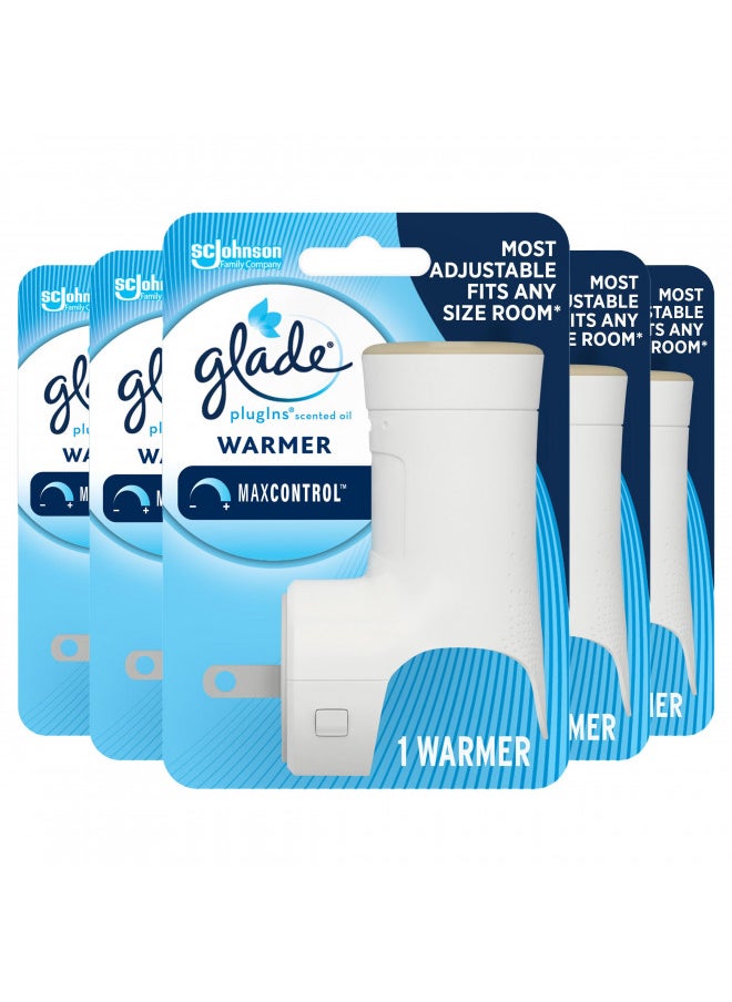 Glade - Glade PlugIns Air Freshener Warmer, Scented and Essential Oils for Home and Bathroom, Up to 60 Days on Low Setting, 5 Count - Image 1