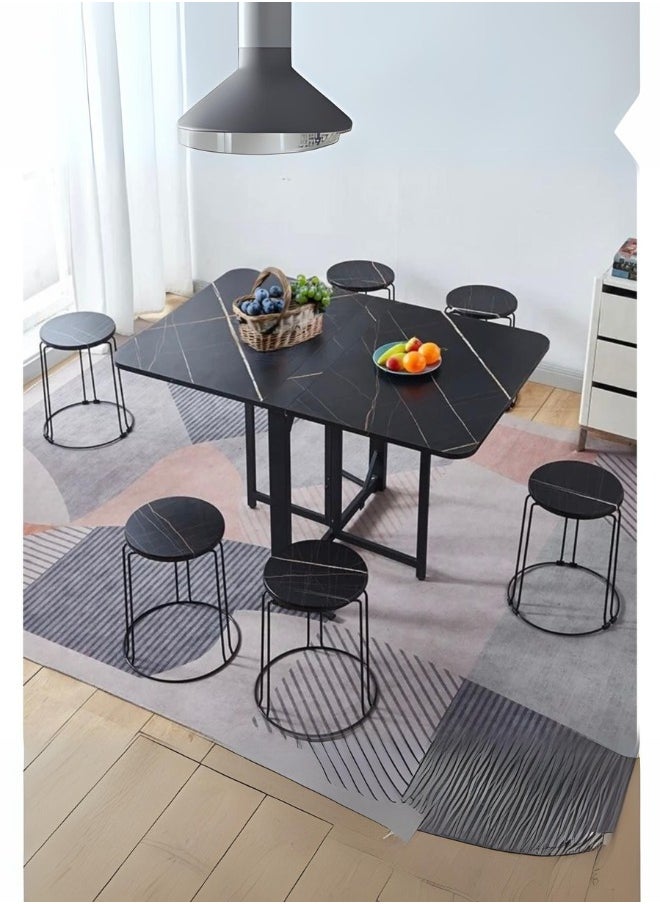 Multi-use black folding dining table - detachable and extendable - pzsku/ZDA5C467DB7DE3304151BZ/45/_/1724486812/e2528075-c4ae-4988-b31f-5c2116d6ae7f