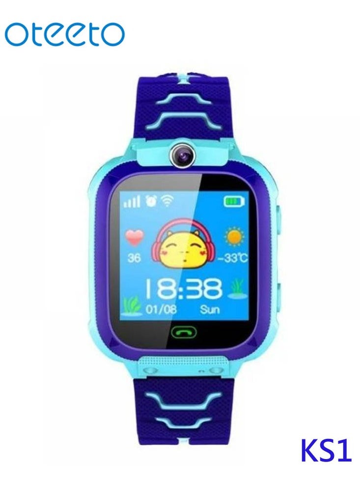 Oteeto Oteeto Kids Smart Watch KS1 with Camera Built in Games  Blue  - Image 1
