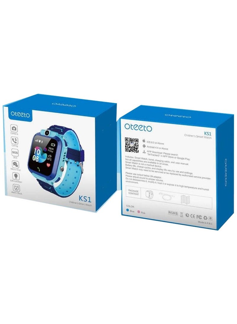 Oteeto Oteeto Kids Smart Watch KS1 with Camera Built in Games  Blue  - Image 5