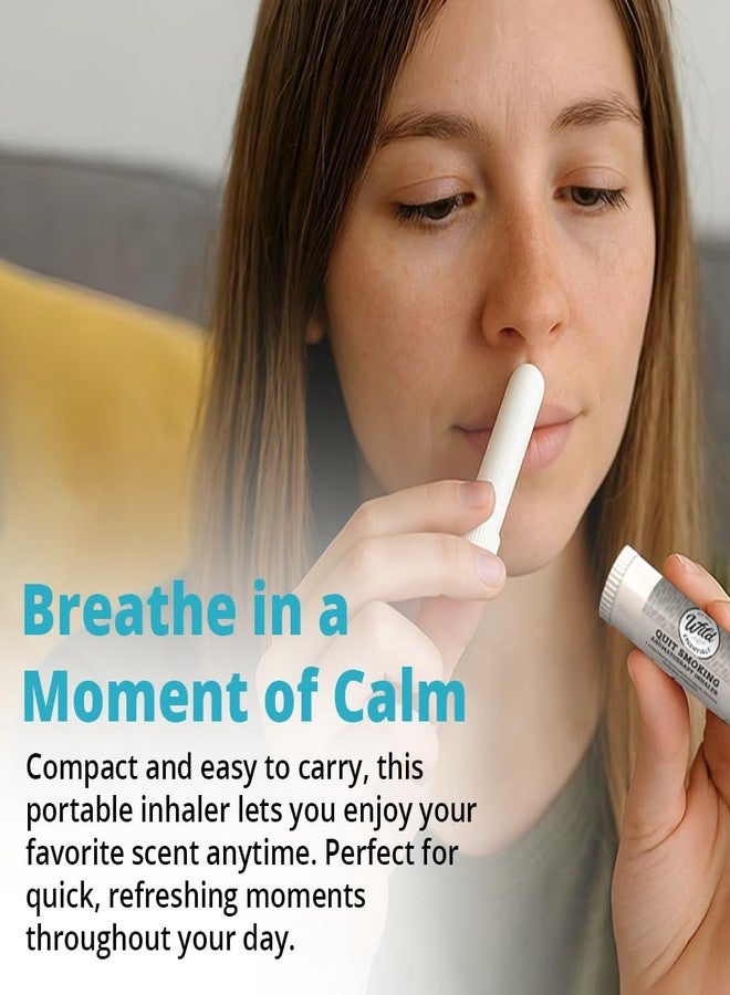 mEssentials Quit Smoking Nasal Inhaler and Roll On Essential Oils, 2 Piece Set, Stop Smoking Aid, Helps Relieve Cravings, Soothes Lungs, All Natural - Image 3