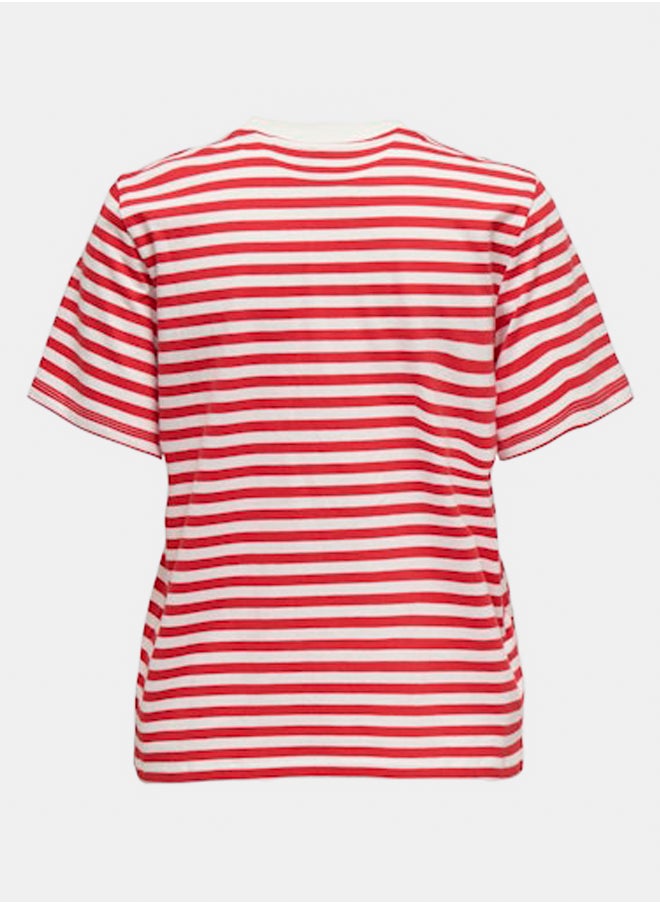 ONLY - Onllivine S/S Stripe Tee Cs Jrs - Image 1