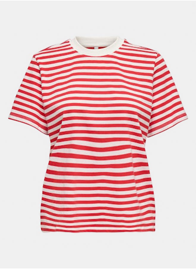 ONLY - Onllivine S/S Stripe Tee Cs Jrs - Image 1