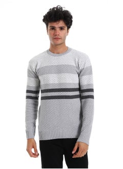 Wool Mens Pullover With Multi Design