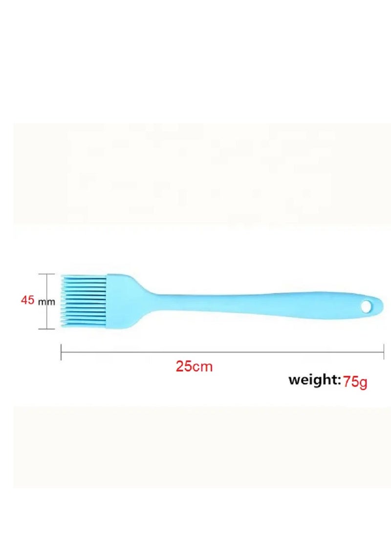 1pc Premium Silicone Cooking and Food Brush, Multicolor Silicone BBQ Oil Brush - Image 4