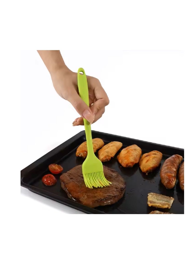 1pc Premium Silicone Cooking and Food Brush, Multicolor Silicone BBQ Oil Brush - Image 5