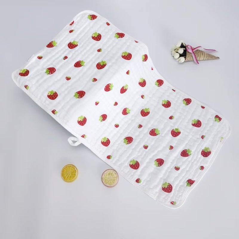 6-Layer Gauze Baby Bath Towel, Pure Cotton, Super Soft, Breathable, Lint-Free, Animal Print