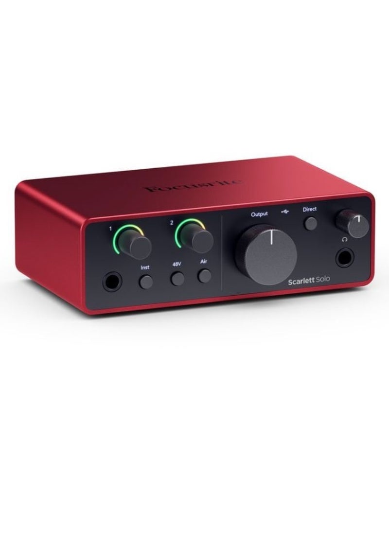 Focusrite - Scarlett Solo 4Th Generation Audio Interface - Image 1