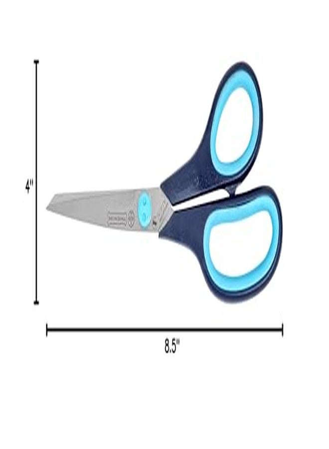 Mundial BP1860-1 Dressmaker Shears, 8.5” - Premium Stainless Steel Blades, Micro-Serrated Edge, Cushioned Inserts & Non-Slip Handles for Comfort and Precision - Image 5