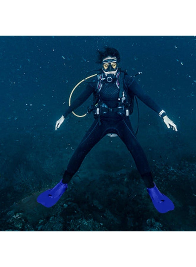 أجنحة السنوركل، أجنحة السباحة الخفيفة ذات القاعدة الكاملة | أجنحة السنوركل المفتوحة للسباحة السفرية والتجديف والغوص لعملية تدريب السباحة، للأطفال والبالغين - Image 3