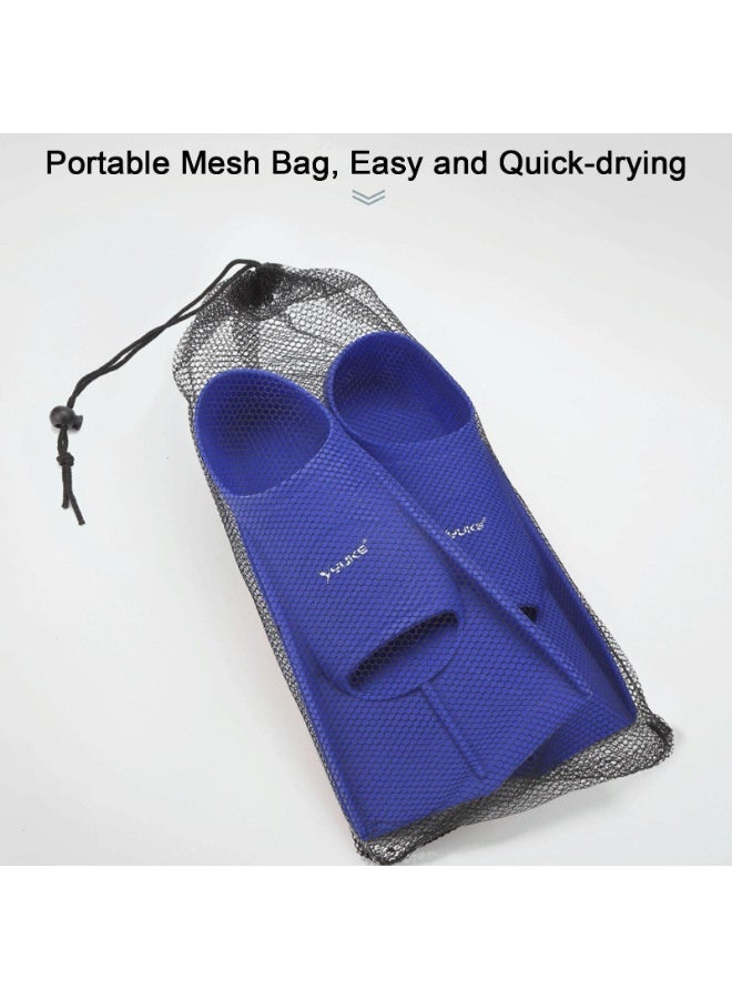 أجنحة السنوركل، أجنحة السباحة الخفيفة ذات القاعدة الكاملة | أجنحة السنوركل المفتوحة للسباحة السفرية والتجديف والغوص لعملية تدريب السباحة، للأطفال والبالغين - Image 5