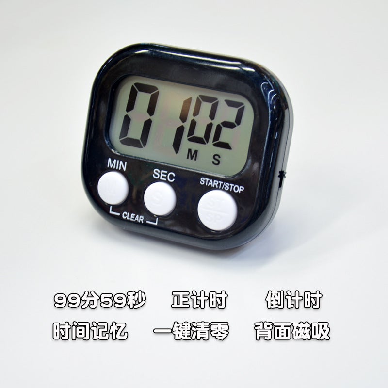 Timer Children Students Time Management Magnetic Kitchen Timer Learning To Do Questions Countdown Electronic Reminder - Image 1