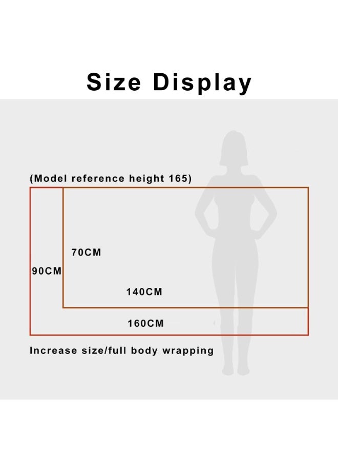 محجر منشفة ألياف دقيقة 90x160 سم 1 PCS منشفة ألياف دقيقة ناعمة، متينة وخفيفة الوزن - Image 5