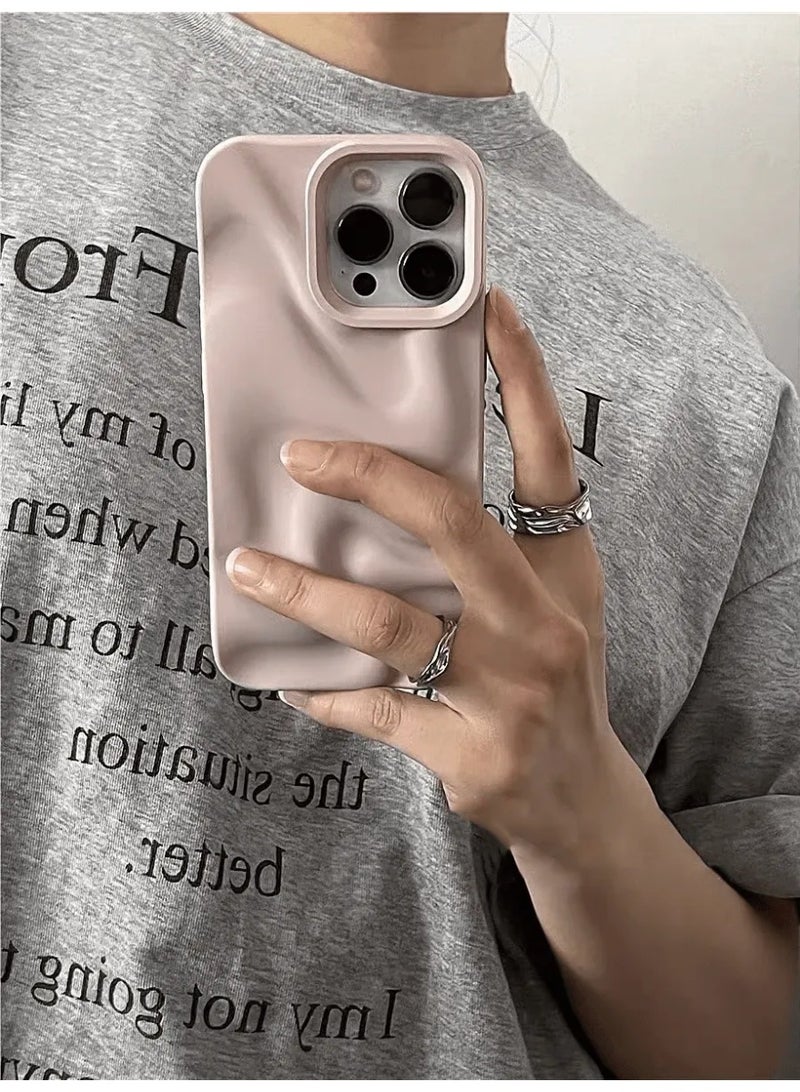 شي إن 3 قطع أغطية هواتف عصرية وأنيقة بتصميم متموج متوافقة مع ايفون ١٥  برو ماكس - Image 3