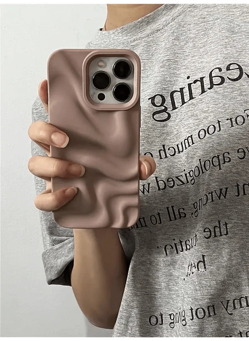 شي إن 3 قطع أغطية هواتف عصرية وأنيقة بتصميم متموج متوافقة مع ايفون ١٥  برو ماكس - Image 4