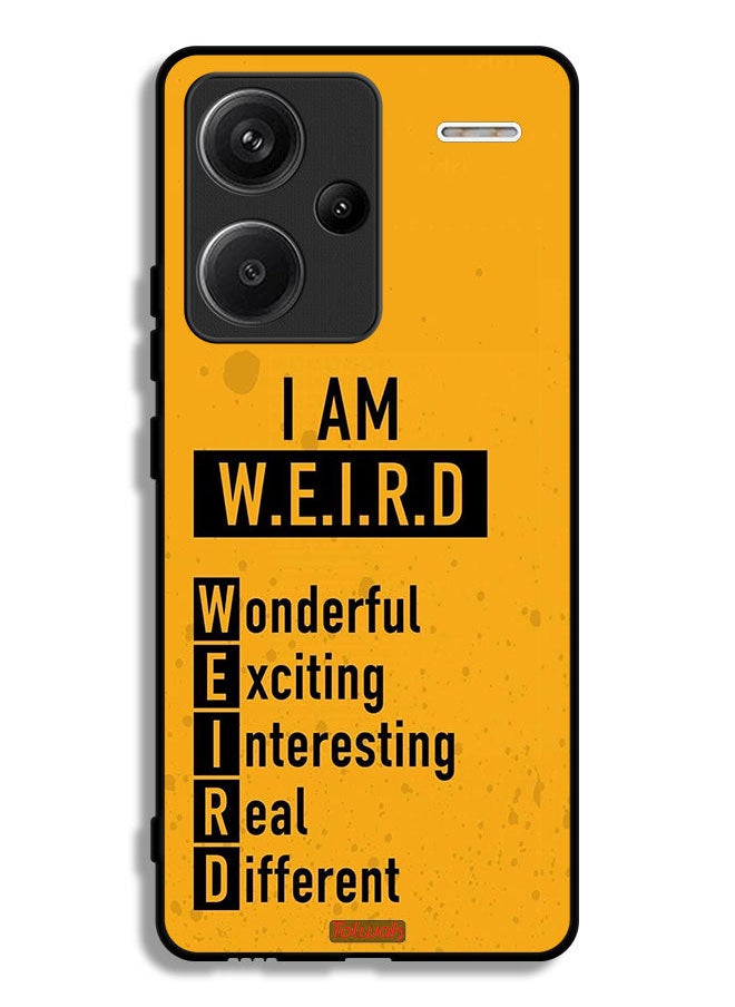 Tolwak Xiaomi Redmi Note 13 Pro Plus Protective Case Cover I Am Weird  - Image 1