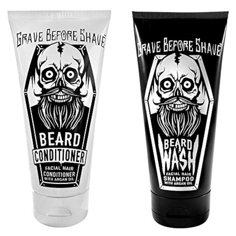 Grave Before Shaveâ„¢ Beard Wash & Beard Conditioner Pack
